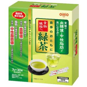 日清オイリオ 日清オイリオ 食事のおともに食物繊維入り緑茶 7G×30本