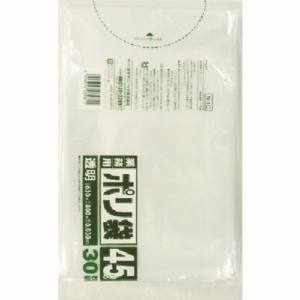 日本サニパック sanipak サニパック N-4C-CL N-4C業務用ポリ袋透明45L 30枚
