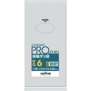 日本サニパック sanipak サニパック L06 スタンダード ポリ袋 6号 0.03mm