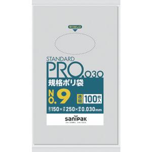 日本サニパック sanipak サニパック L-09 スタンダード ポリ袋 9号 0.03mm