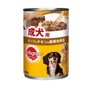 マース MARS マース ペディグリー 成犬用 ビーフ & チキン & 緑黄色野菜 400g