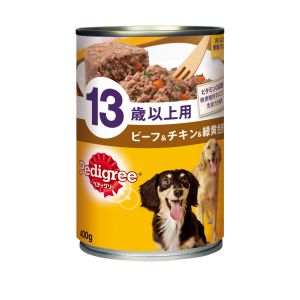 マース MARS マース ペディグリー 13歳以上用 ビーフ & チキン & 緑黄色野菜 400g