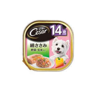 マース MARS マース シーザー 14歳からの 絹ささみ 野菜 玄米入り 100g