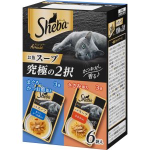 マース MARS マース シーバ アミューズ お魚スープ 究極の2択 40g×6袋パック