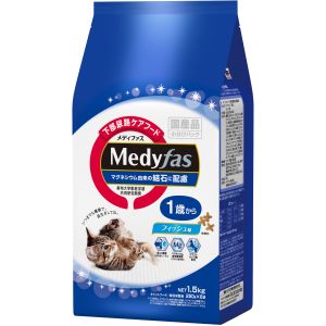 ペットライン PETLINE ペットライン メディファス 1歳から フィッシュ味 1.5kg 250g×6