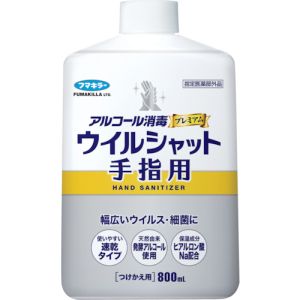 フマキラー フマキラー 445732 アルコール消毒プレミアムウイルシャット手指用800mlつけかえ用