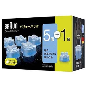 ブラウン BRAUN ブラウン CCR5CR 専用洗浄液詰め替えカートリッジ 6個入 クリーン リニューシステム用