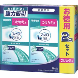 P&G P&G 964494 ファブリーズ 消臭剤 置き型 靴箱用 ピュアクリーンの香り つけかえ用 130g×2