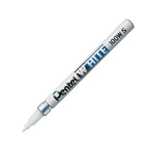 ぺんてる Pentel ぺんてる X100W-SD ホワイト極細 工業用マーカー