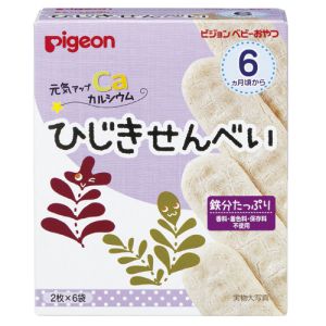 ピジョン Pigeon ピジョン 元気アップカルシウム ひじきせんべい