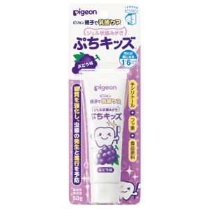 ピジョン Pigeon ピジョン ジェル状歯みがき ぷちキッズ ぶどう味