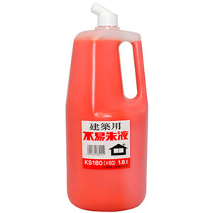 不易糊工業 フエキ 不易糊 KS180 建築用不易朱液 1.8L