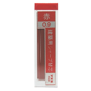 不易糊工業 フエキ 不易糊 RA9-H 建築用シャープペンシル 0.9mm 替芯 赤