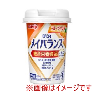 明治 明治 533468 明治 メイバランスMiniカップ フルーツ オレ味 125mL×12個