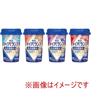 明治 明治 501725 2424037 明治 メイバランスMiniカップ 発酵乳仕込み アソートBOX 24本入 4種×6本