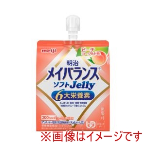 明治 明治 502516 1671331 明治 メイバランスソフトJelly ピーチヨーグルト味 125mL
