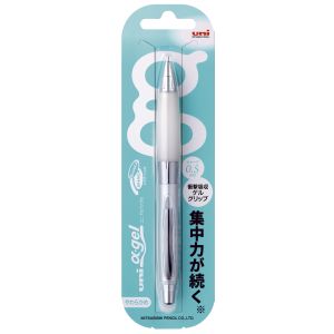 三菱鉛筆 三菱鉛筆 M5-617GG 1P ホワイト 1 シャープ アルファゲル 0.5mm パック