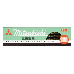 三菱鉛筆 三菱鉛筆 鉛筆 9800 2H 12本入