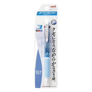 三菱鉛筆 uni 三菱鉛筆 SXE3-400-071P.8 油性ボールペン ジェットストリーム 極細 0.7mm 水色