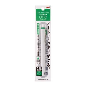 三菱鉛筆 三菱鉛筆 UMN-S-38 1P グリーン 6 ゲルインクボールペン uni-ball one 0.38mm パック