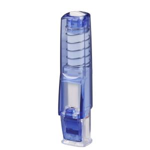 三菱鉛筆 uni 三菱鉛筆 HLD-2.33 印鑑ホルダー 新はん蔵 透明青