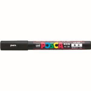 三菱鉛筆 ユニポスカ 水性細字 黒 PC-3M