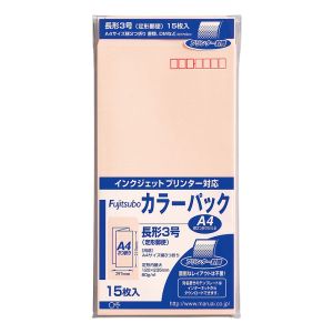 マルアイ マルアイ PN-3P 藤壺カラーパック 長3 ピンク