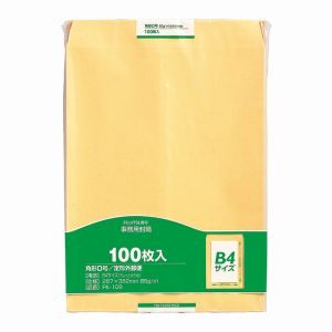 マルアイ マルアイ PK-108 クラフト封筒 角0 85g 100枚入