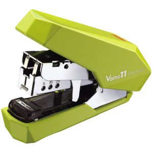 マックス MAX マックス HD90658 ホッチキス バイモ11 ポリゴ HD-11SFLK/LG ライトグリーン 40枚とじ