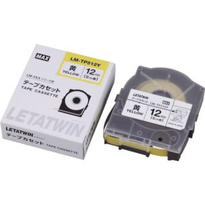 マックス MAX マックス LM-TP512Y チューブマーカー レタツイン 専用テープカセット MAX