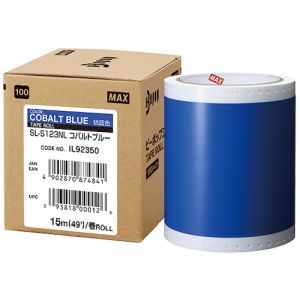 マックス MAX マックス SL-S123NL ビーポップ 標準シート 100mm幅シート SL-S123NL コバルトブルー 15m×1巻入