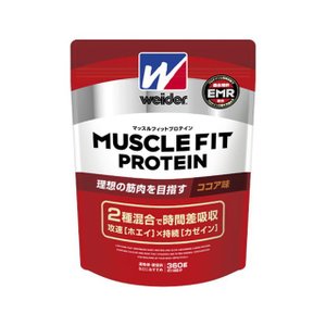 森永 MORINAGA 森永 ウイダー マッスルフィットプロテイン ココア 360g