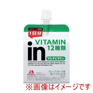 森永製菓 森永製菓 515896 inゼリー マルチビタミン 180g×6個入