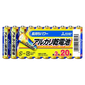 三菱電機 三菱電機 LR6N/20S アルカリ Nタイプ 単3