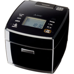 三菱電機 MITSUBISHI 三菱電機 MITSUBISHI NJ-VS10G-B 備長炭 炭炊釜 5.5合炊き 黒曜