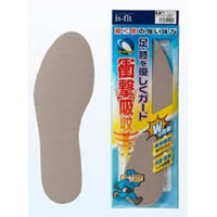 モリト MORITO モリト M050-1909 働く男 衝撃吸収インソール 男性用フリー 24.0-28.0cm