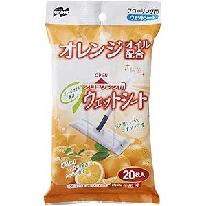 山崎産業 コンドル CONDOR コンドル フローリング用 ウェットシート オレンジ 20枚 山崎産業