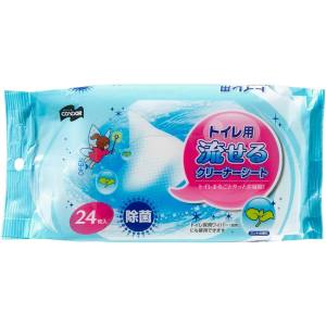 山崎産業 コンドル CONDOR コンドル 流せるトイレクリーナーシート24P 山崎産業