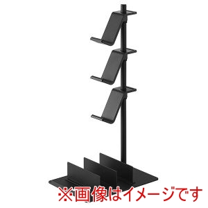 山崎実業 Yamazaki 山崎実業 仕切りが動くゲーム機&コントローラースタンドスマート ブラック 1687