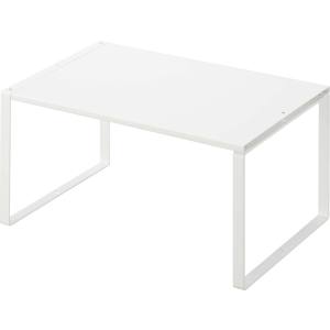 山崎実業 Yamazaki 山崎実業 伸縮収納棚 ホワイト 03829 プレート