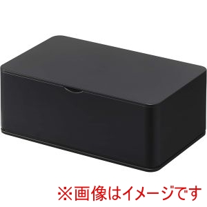 山崎実業 Yamazaki 山崎実業 スマート ウェットティッシュ ケース ブラック 5579