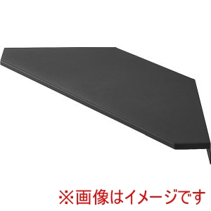 山崎実業 Yamazaki 山崎実業 ウォールコーナーサーキュレーターラックスマート石こうボード壁対応 ブラック 10146