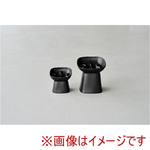 山崎実業 Yamazaki 山崎実業 早食い防止 陶器 ペットフード ボウル ヌークス 斜め H17 ブラック 10560