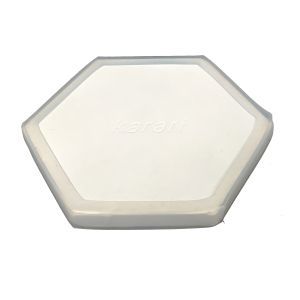 アネスティ アネスティ 珪藻土 Karari コースター シリコン付き ヘキサゴン ホワイト HO-1857