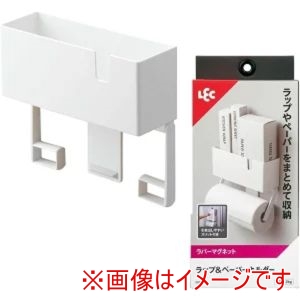 レック LEC レック ラップ&ペーパーホルダー マグネット ホワイト K00564