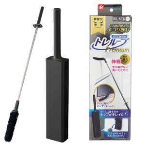 レック LEC レック 激落ちくんトレループPRハンディ伸縮 ブラック S01502