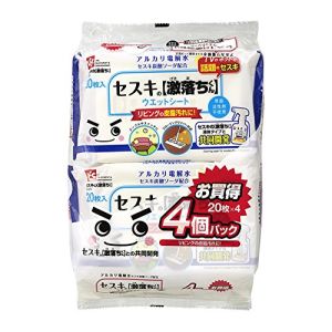 レック LEC レック セスキの激落ちシート フローリング用 4パック入り(80枚) SS-292