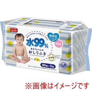 レック レック E90567 L水99おしりふき80枚×3