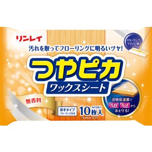 リンレイ RINREI リンレイ つやピカワックスシート 無香料 10枚入