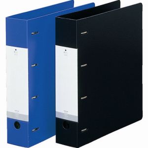 リヒトラブ LIHIT LAB リヒトラブ G1280-8 A4 D型リングファイル 4穴 青